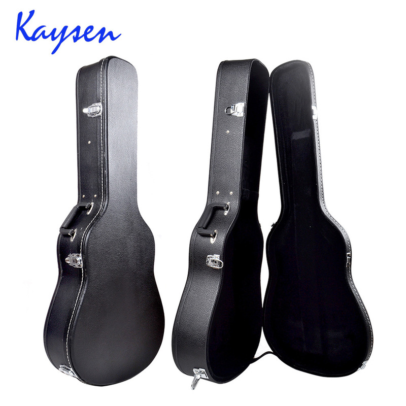 Musical instrument accessories wholesale high-end folk guitar leather box foam box classical guitar leather box electric bass leather case