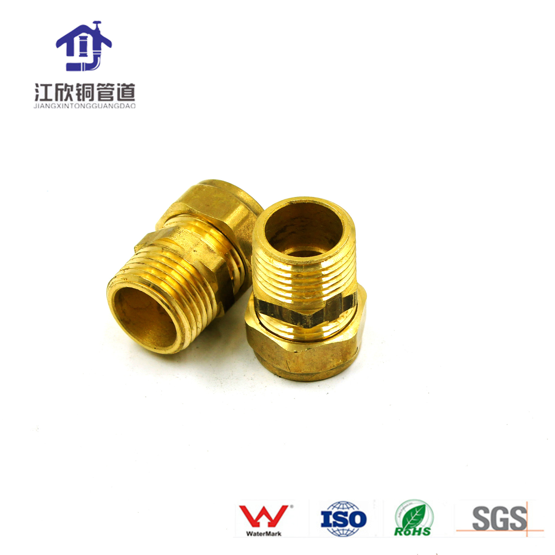 Abrazadera de latón socket alambre exterior Reducción Directa accesorios de tubería de latón