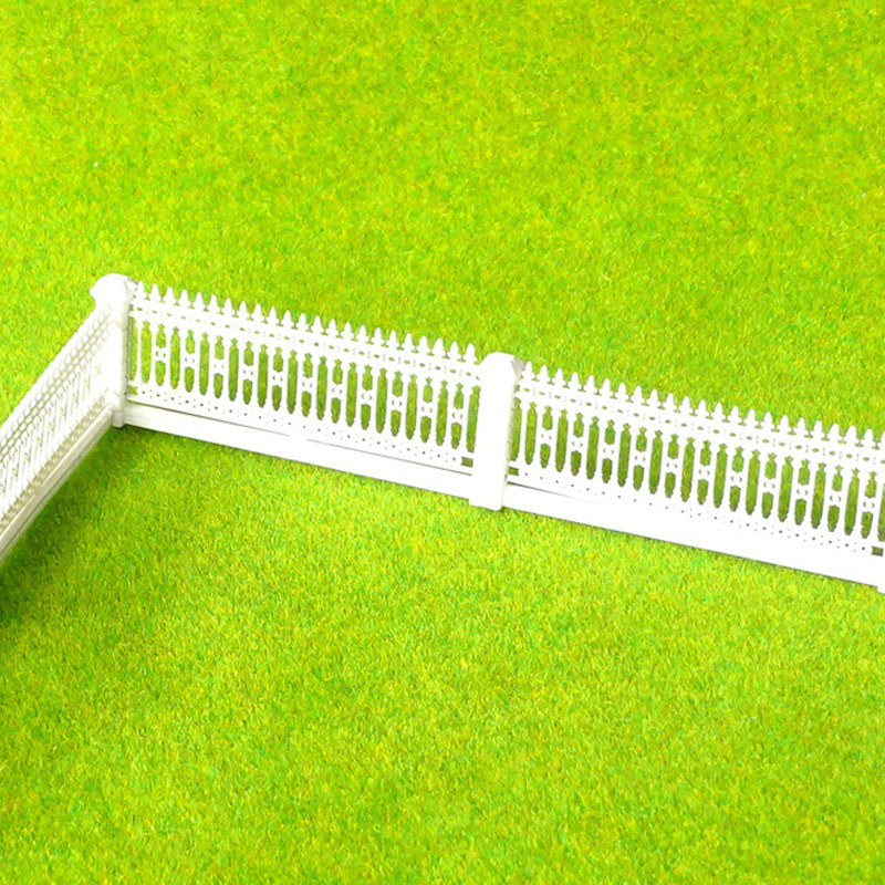 Modelo en miniatura valla mini jardín valla patio barandilla arena bandeja edificio escena en miniatura paisaje material 1 m