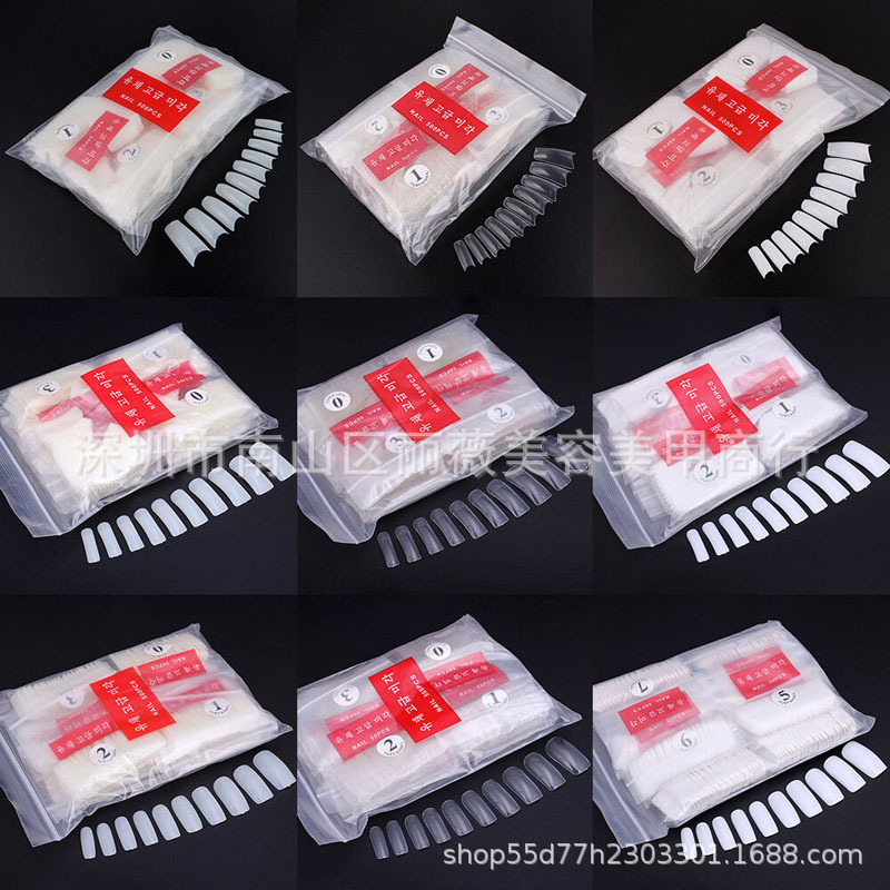 Nail Art 500 Pieces Transparent Full Sticker Nail Art Pieces Transparent Half Sticker Finished Nail Art Pieces Transparent French Korean Standard Nail Art 500 Pieces Transparent Full Sticker Nail Art Pieces Transparent Half Sticker Finished Nail Art Pieces Transparent French Korean Standard