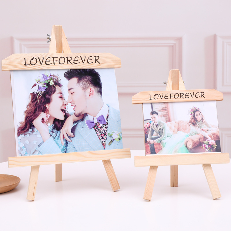 Creative photo frame solid wood setting table drawing board Photo Frame 7 inch 56810A4 inch couples wedding photo frame large size