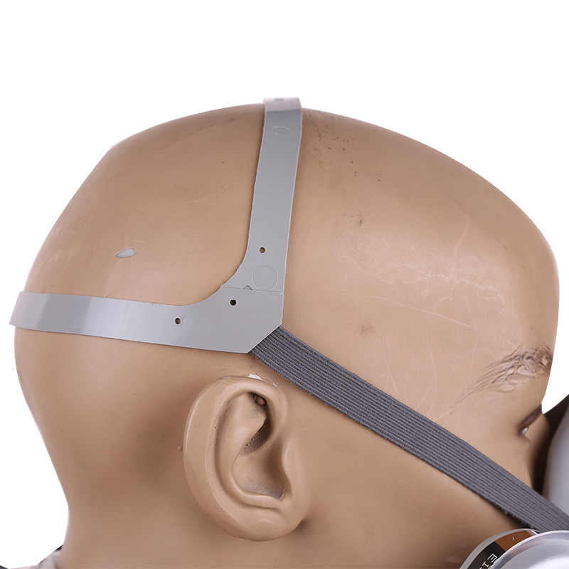 Máscara protectora para pintura en aerosol con filtro de caucho al por mayor transfronterizo Máscara de gas industrial 6200