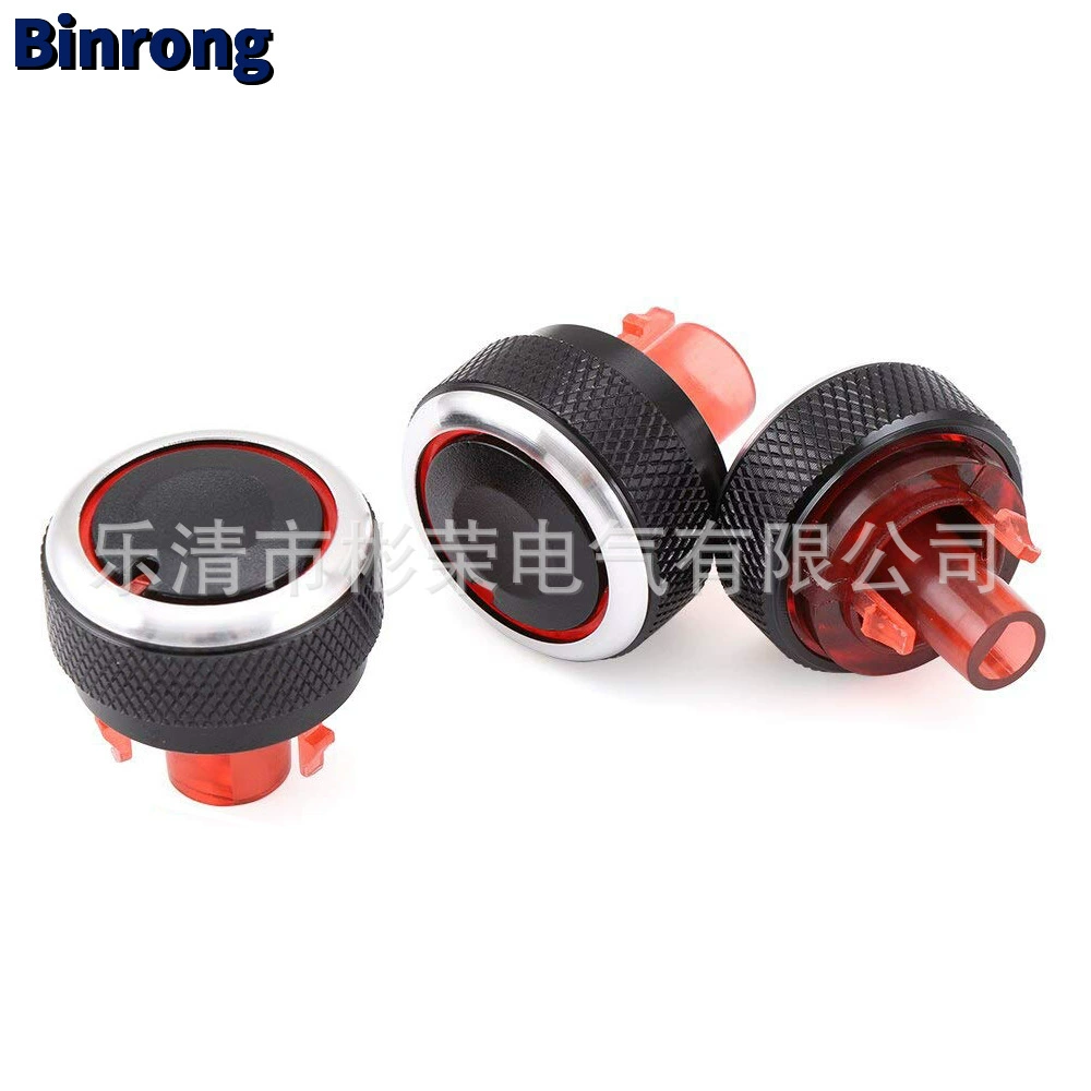 Подходит для модификации логотипа 206 207/307 Ручка переключателя кондиционера Triumph