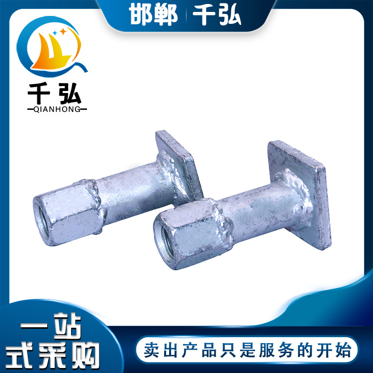 千弘现货供应 M16 螺母筒 国标镀锌预埋 螺母筒 可做异型规格