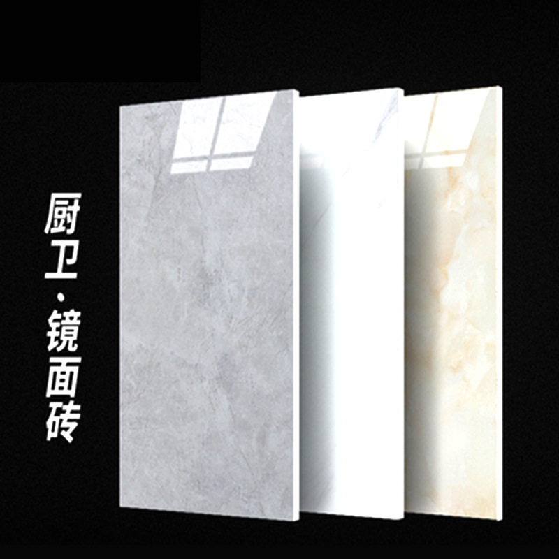 Simple Bathroom Wall Tiles, Kitchen and Bathroom Ceramic Tiles, Glazed Tiles, Kitchen Tiles, Toilet Wall Tiles 300X600, Engineering Wall Tiles