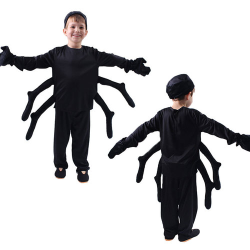 Factory direct supply of Halloween children's animal costumes, spider-shaped cosplay suits, stage costumes