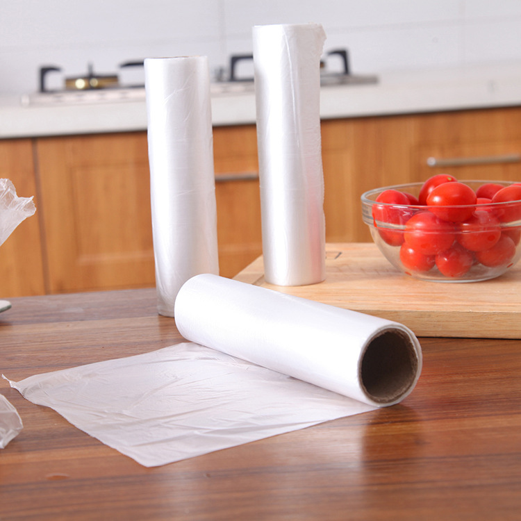 点断式食品袋冰箱食物保鲜袋一次性连卷袋加厚手撕袋20*30cm