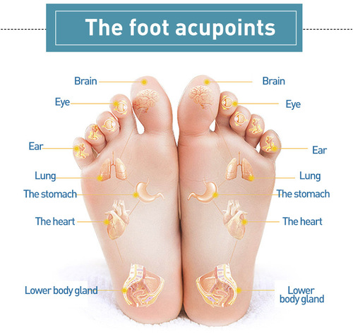 AliExpress wish Joom sumifun foot patch with tape 50 pieces in a box K02401