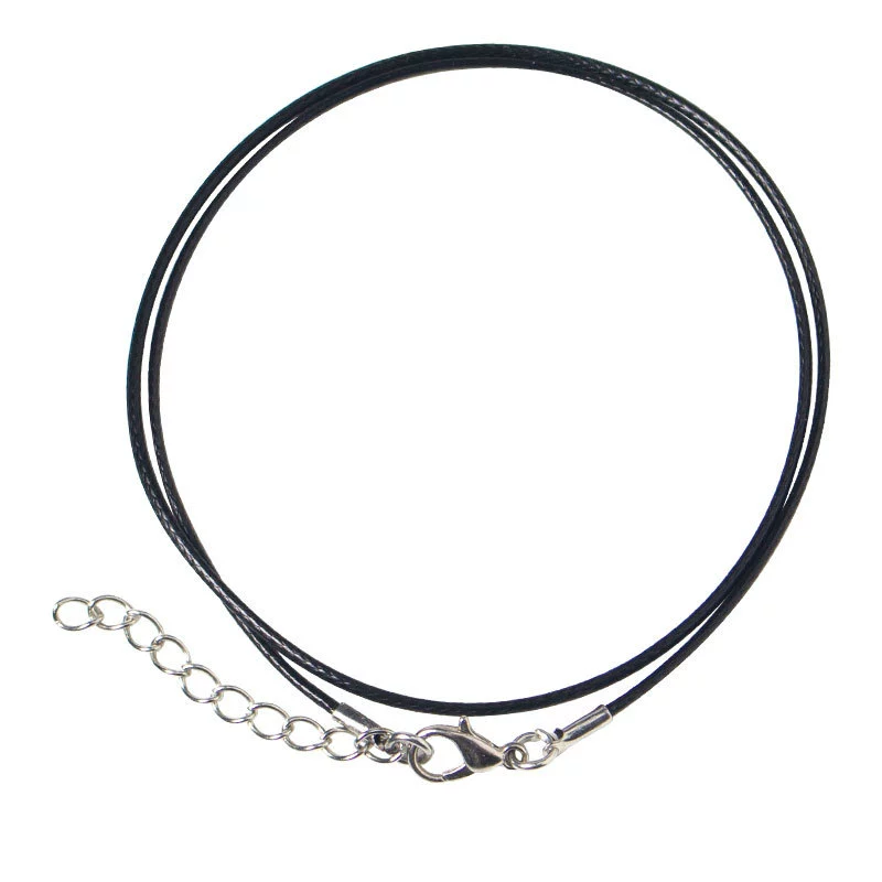 Шнурок для ожерелья, чер pendant handmade, аксессуар, аксессуары