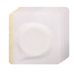 Factory wholesale non-woven fabric with film and circle self-made plasters blank pad, sanfu patch navel patch acupoint blank patch 