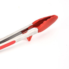 Silicone Food Clips, Bread Clips, Stainless Steel BBQ Clips, Food Clips, 9-inch and 12-inch Food Clips, Cross-border