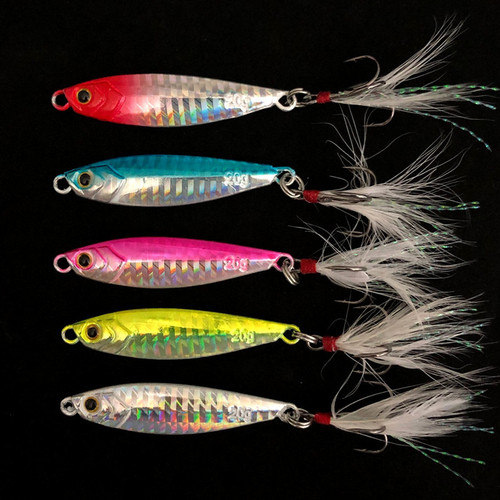 Foreign trade Ma brand shore slow rolling blade lure fishing hook fishing gear lure iron plate metal lure lead lure