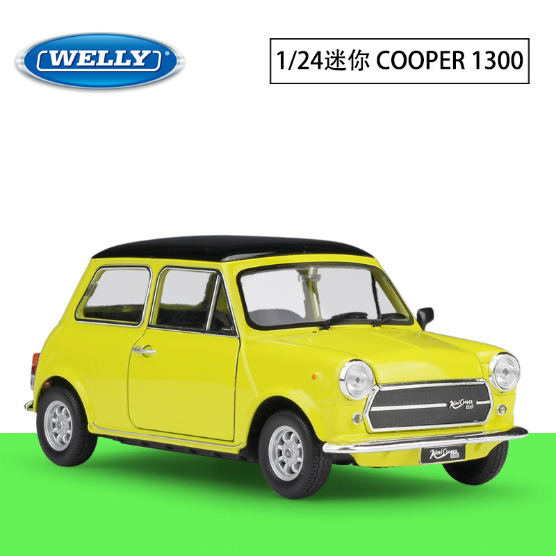 WELLY Willy 1:24 MINI Cooper MINI COOPER1300 simulation alloy car model collection ornaments