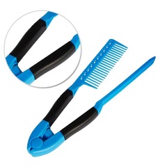 Cross-border new V-shaped design comb, Korean minimalist straightening comb, beauty salon hair styling comb factory wholesale