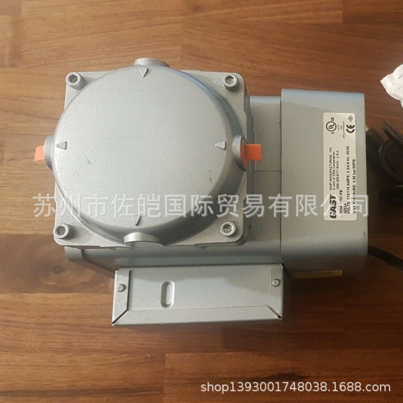 原装美国GAST品牌DOA-P707-FB型号电动真空泵 通过CE和CSA认证泵