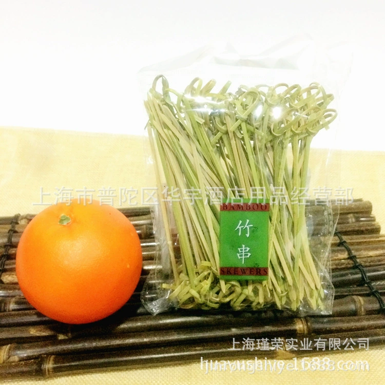 Знак Узла Цветочная Строка Одноразовый Фруктовый Знак Цветочный Знак Кольцо Строка Десерт Суши Декоративный Бамбуковый Коктейль Знак