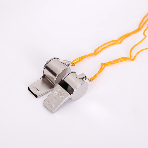 Metal activity competition referee whistle, seaside lifeguard survival props, environmentally friendly and non-toxic cheering props wholesale