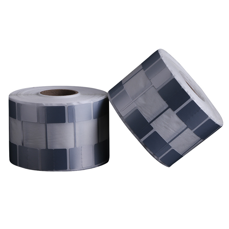 现货75*25 75*30 25*30 空白白色亚银珠宝标签纸 间隔胶珠宝吊牌