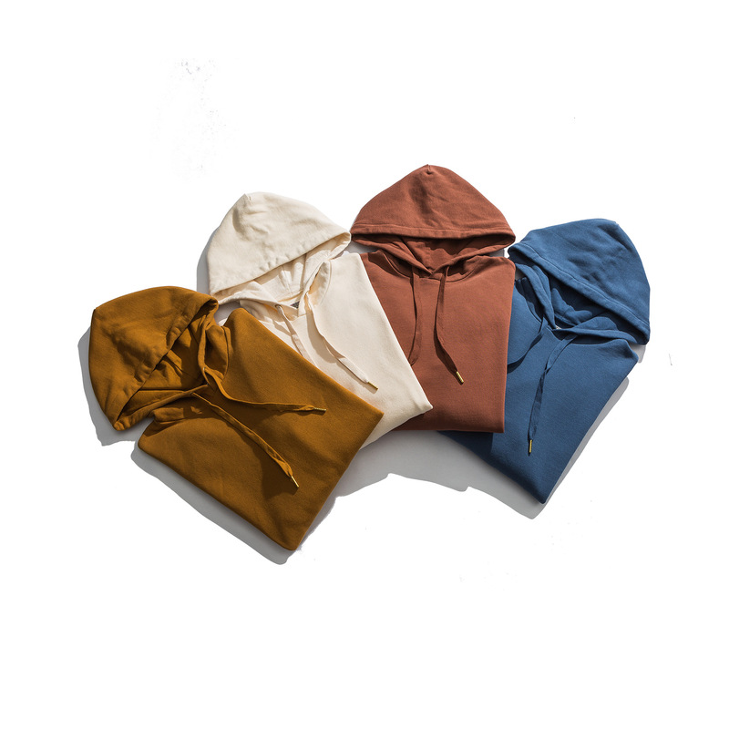 Clearance Sale |   High-Quality Spring New Loose-Fitting Plain Basic Hooded Men's Sweatshirt, Non-Returnable.