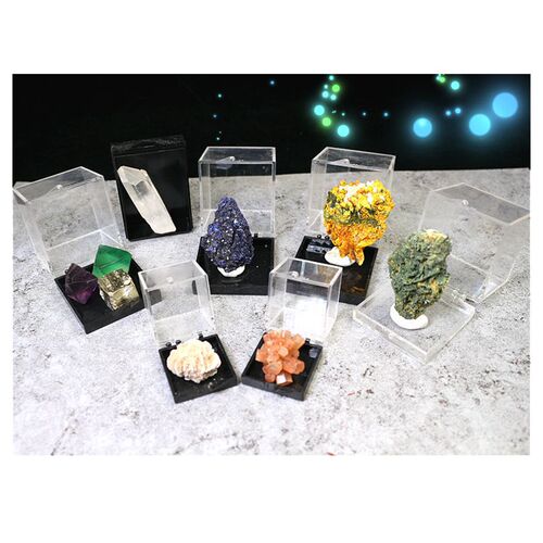 Ore mineral crystal calcite pyrite symbiotic crystal rough stone geology teaching specimen collection ornaments