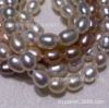 Mountain Lake Rice Beads Freshwater Pearl Necklace Wholesale 4-4.5mMAA-shaped rice-shaped semi-finished pearl wholesale all-hole