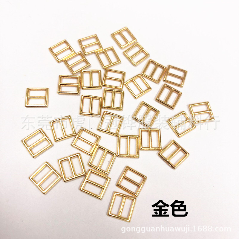 5mm角型金属日字バックル合金ミニ5mm超角型日字バックルbjd人形用靴バックル