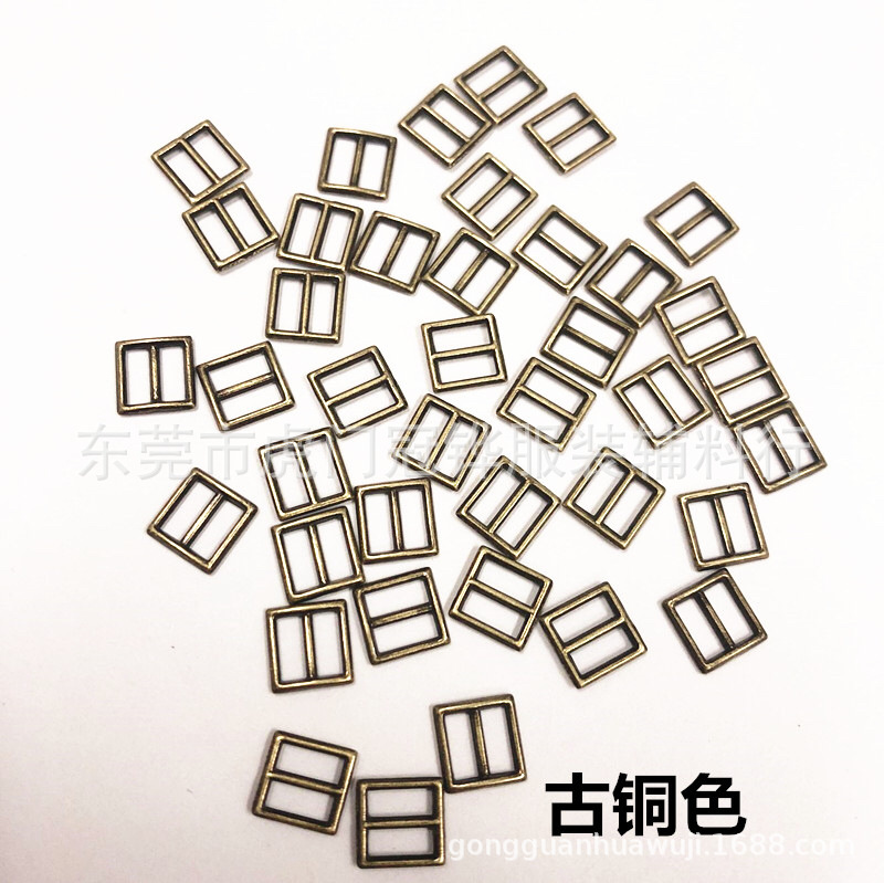 5mm角型金属日字バックル合金ミニ5mm超角型日字バックルbjd人形用靴バックル