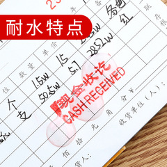 Geti 9874 Large Capacity 40ml Red, Blue, Black Quick-Dry Ink, Ink Pad, Inkstick Ink, Red Seal Ink