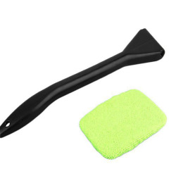 Car front windshield cleaning brush, car dust remover, defogger, car window scraper, two-in-one multi-functional car cleaning wipe