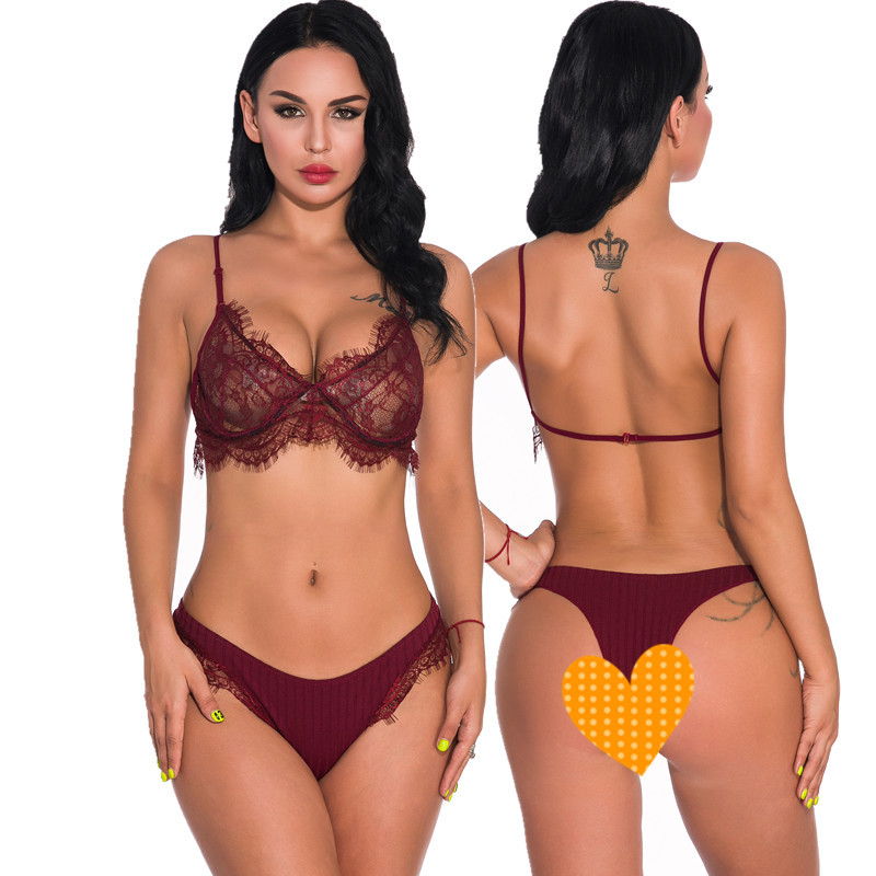 Lace supporting underwear