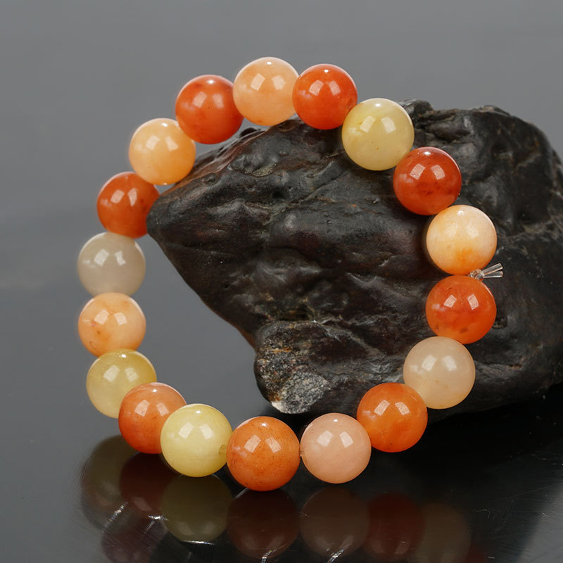 Xinjiang Gobi Jade Gold Wire Jade 8Mm10Mm Round Bead Bracelet Raw Stone Bracelet Gobi Jade New Style Xinjiang Gobi Jade Gold Wire Jade 8Mm10Mm Round Bead Bracelet Raw Stone Bracelet Gobi Jade New Style