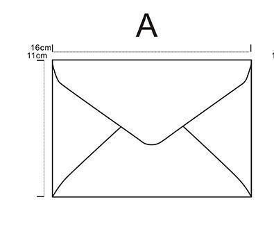 B9 MUPU Wooden Envelope Ideal World Envelope Kraft Paper Printed Retro Envelope