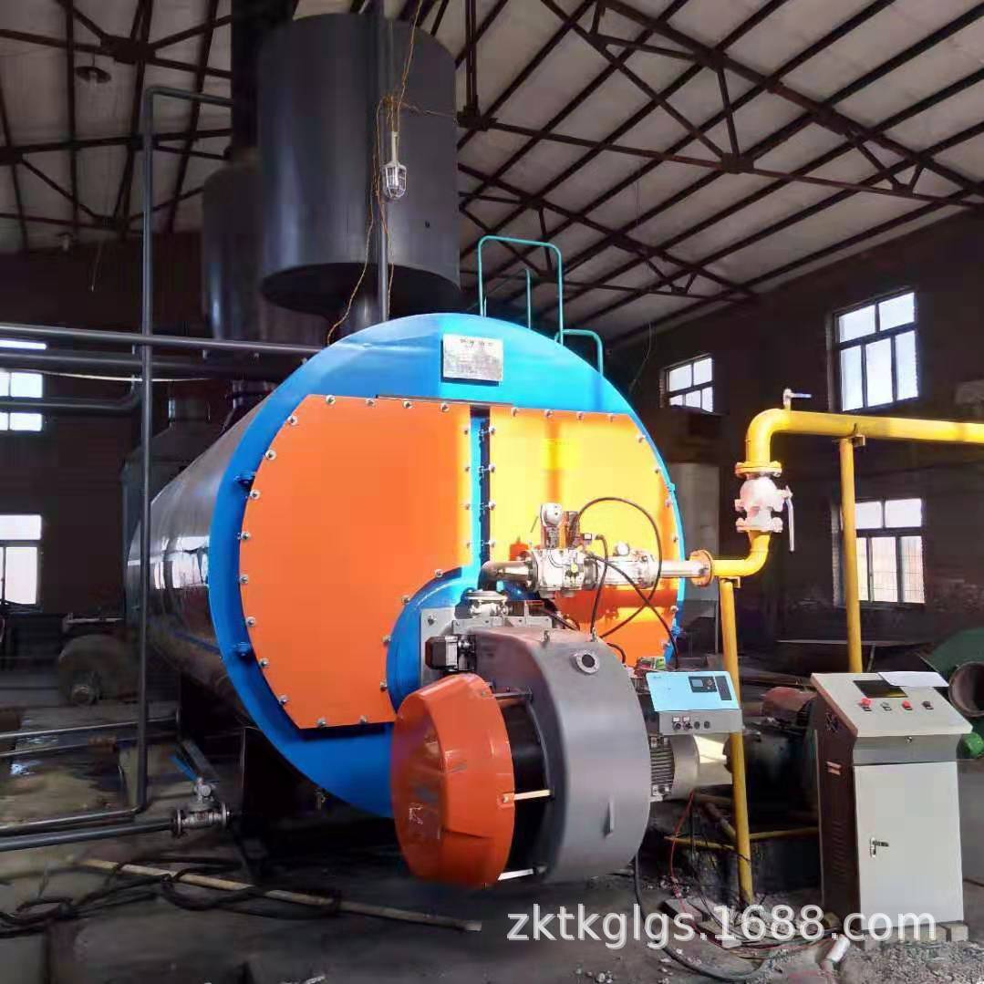 8吨天然气热水锅炉耗气量 CWNS5.6-85/60-Q卧式燃气热水锅炉价格