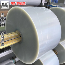 厂家直供光学级高透耐温普通印刷PET薄膜 视窗胶切片分卷聚酯涂层