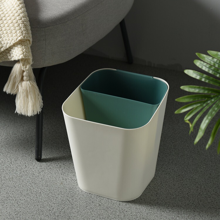 Garbage Sorting Trash Can Household Dry and Wet Separation Creative Kitchen Bathroom Japanese Double Bucket