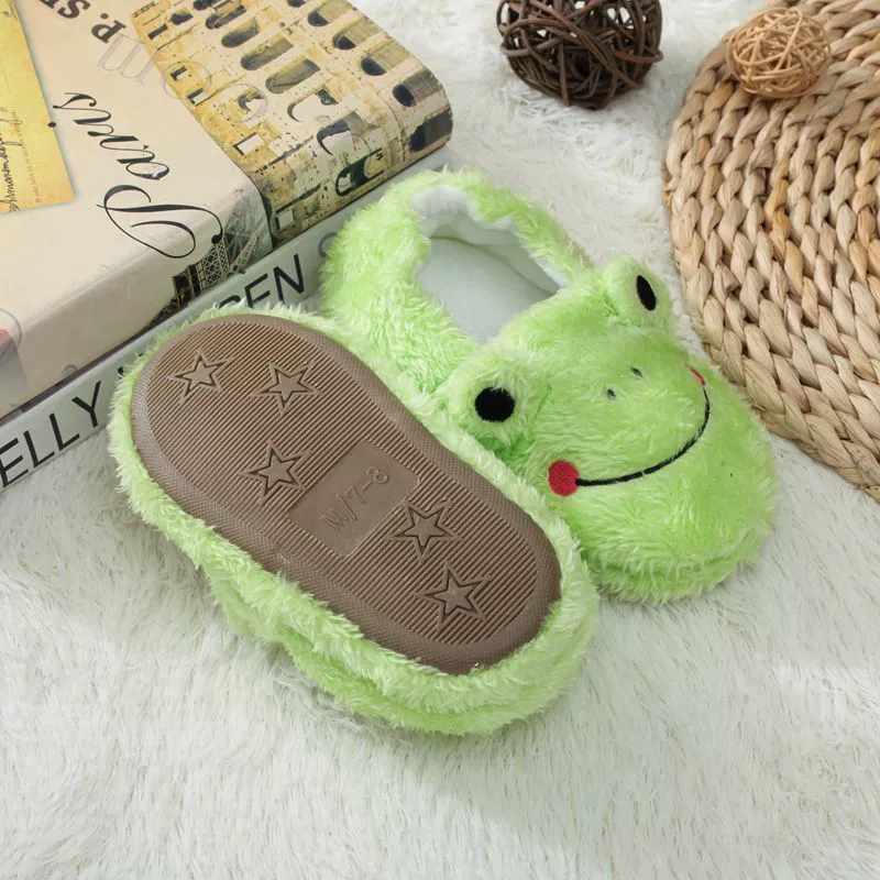 Winter slippers, children's bag, keep warm cartoon heel sticker