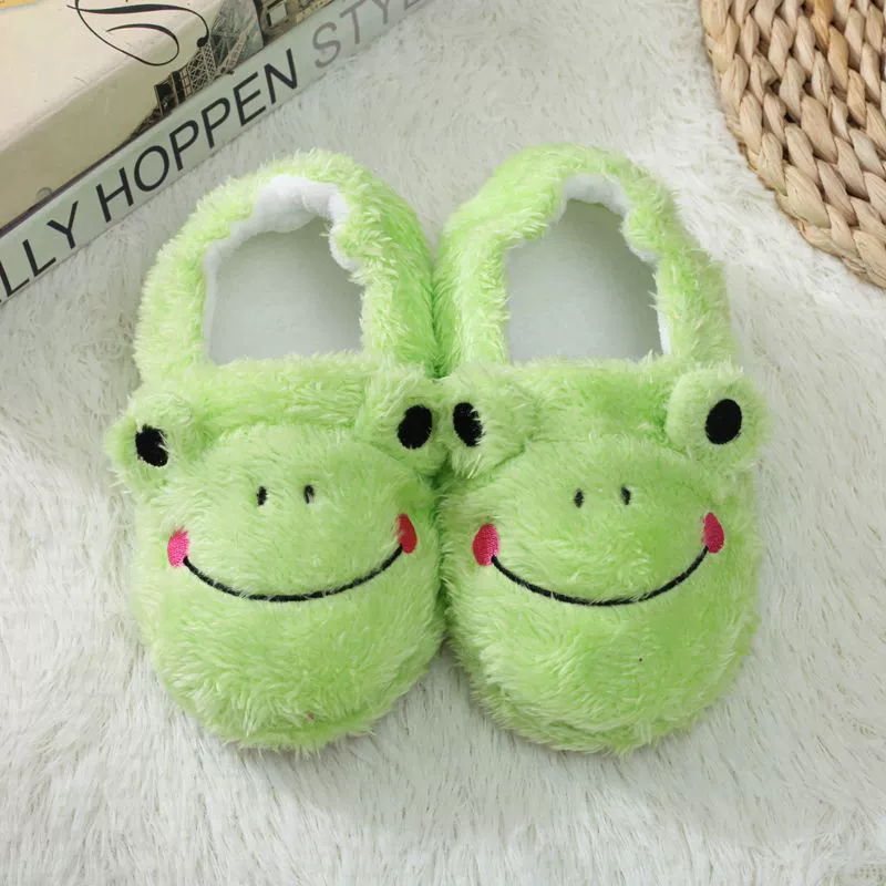 Winter slippers, children's bag, keep warm cartoon heel sticker