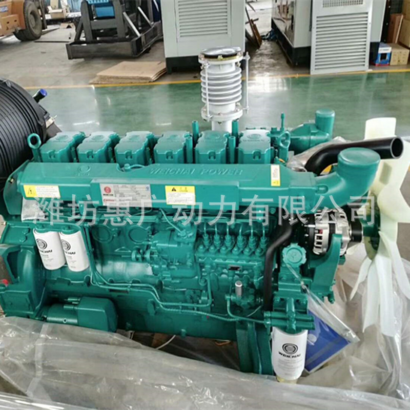 潍柴动力400KW柴油发电机组 混凝土商砼站备用自启停发电机