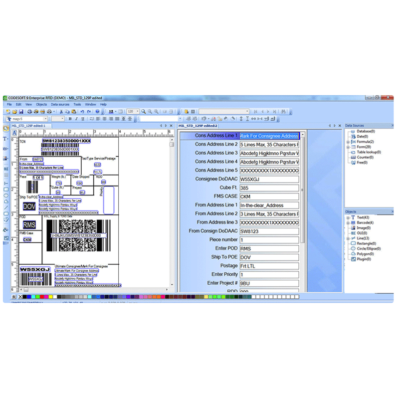 Teklynx Codesoftרҵ����ҵ�����������Ʊ�ǩ�༭�����ӡ����
