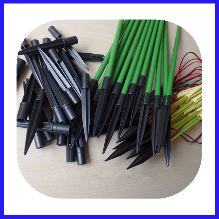 厂家直供塑料地插杆 led插泥投射灯地插配件 户外灯光节装饰灯具