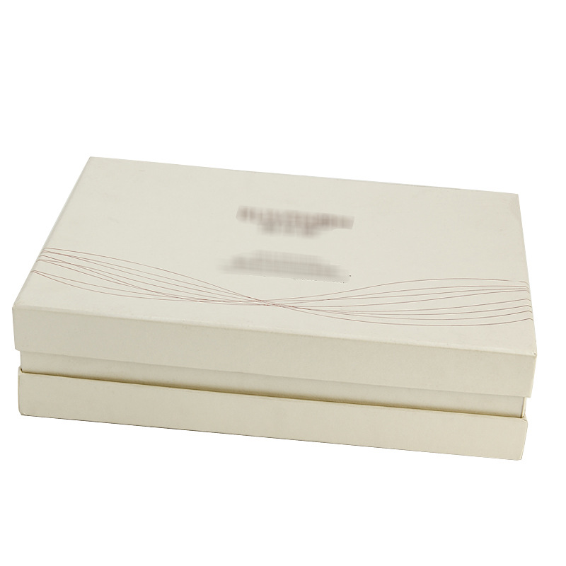 专业批发化妆品通用包装盒珍珠棉配绸布内托护肤美容翻盖礼品盒