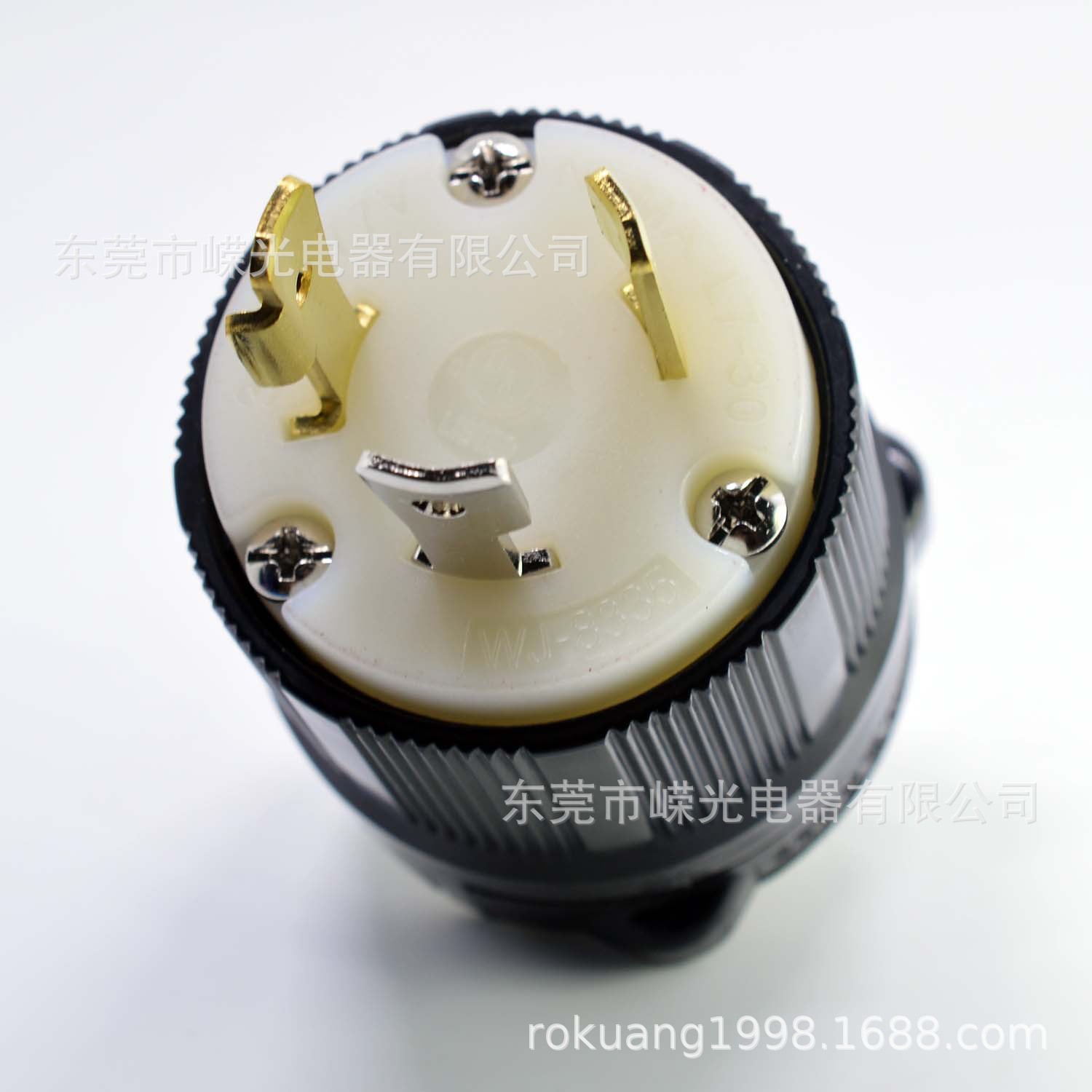 WJ-8335 30A277VUL发电机公头CUL美国公头L7-30P组装NEMA工业插头