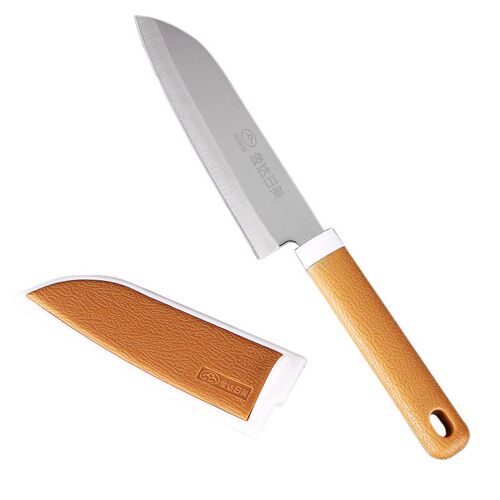 Jinda Rimei Stainless Steel Fruit Knife Melon Fruit Knife Peeler Kitchen Tool Melon Planer with Knife Cover Wholesale