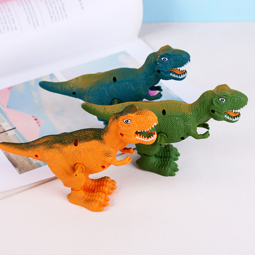 Wind-up toys plastic jumping dinosaur children's toys kindergarten prizes small gifts Children's Day gifts