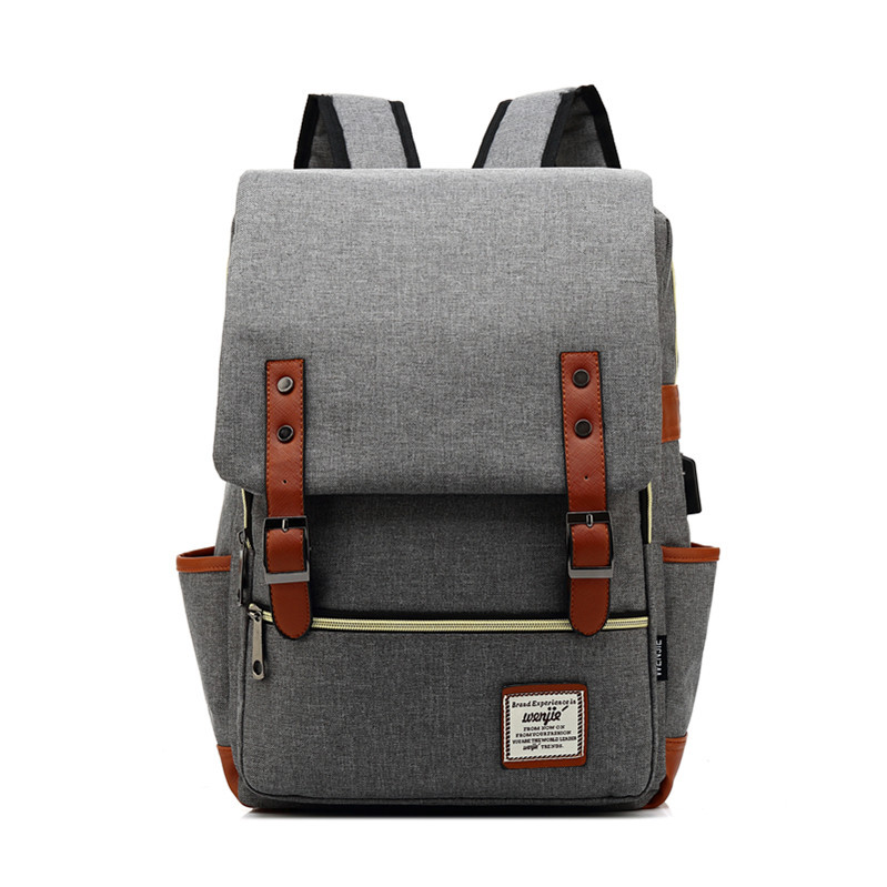 Factory Direct Supply Backpack 2026 New Korean Style Oxford Cloth Travel Bag Women's Canvas Backpack USB Casual
