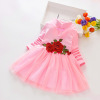 Children's dress, cheongsam for princess, skirt, suitable for teen, Chinese style, autumn, long sleeve