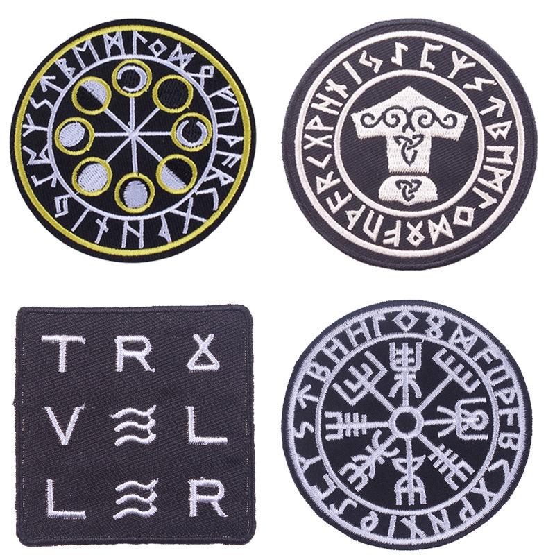 Factory Direct Vikings cloth stickers computer embroidery clothing accessories decorative tops patch stickers wholesale