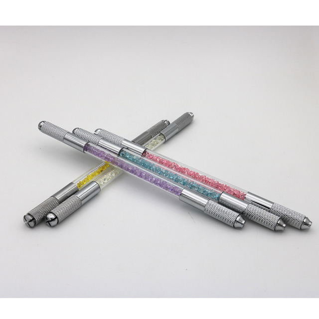 Handmade fog pen new handmade pen tattoo embroidery handmade pen hand crystal pen colorful gorgeous eyebrow tattoo lip new product