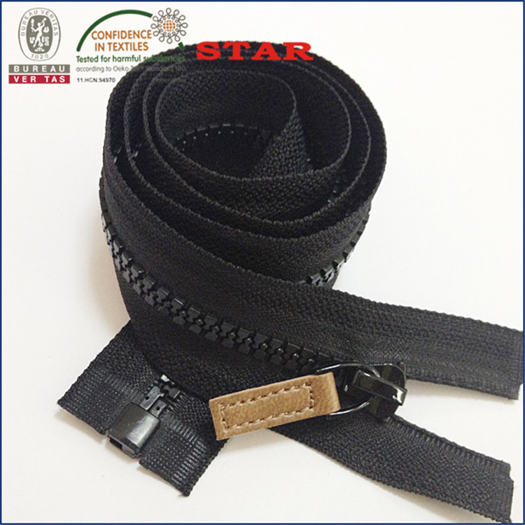 5#树脂开口 门襟拉链   颜色尺寸拉头可按需求做