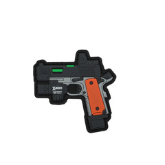 熱Q版武器魔術臂章戰術背包貼　x400迷你PVC軟膠膠章子彈魔術貼章